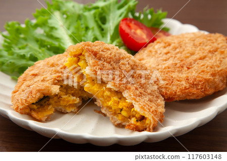 Pumpkin croquette 117603148