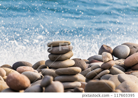 Naraishi Beach: Stones and the Sea 117603395