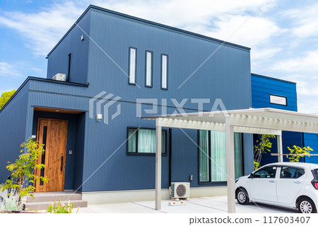 New house with carport 117603407