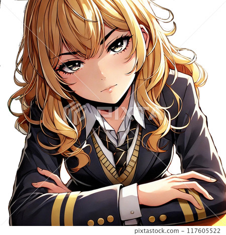 A girl who seems strong-willed but is actually kind A girl who seems strong-willed but is actually kind 117605522