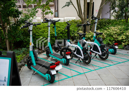Electric kick scooters and electric assist bicycles Electric kick scooters and electric assist bicycles 117606410