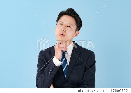 Business man worried 117606722