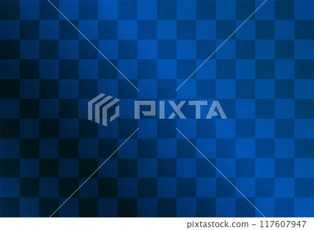 Background material with Japanese patterns. Checkered pattern. Background material with Japanese patterns. Checkered pattern. 117607947