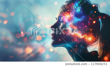 Development of extrasensory abilities. A person is a medium. The clairvoyant Development of extrasensory abilities. A person is a medium. The clairvoyant 117608251