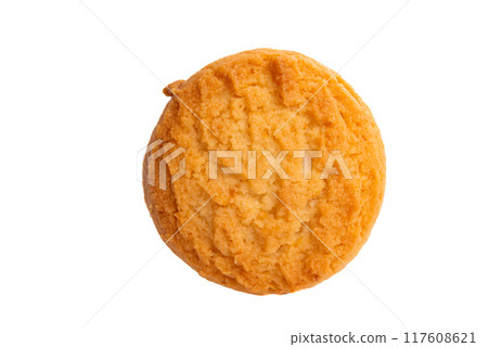 butter cookies isolated 117608621
