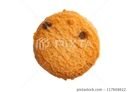 butter cookies isolated 117608622