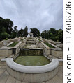 View of the cascade of fountains in the Valea Morilor park Chisinau Moldova 117608706