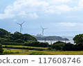 Scenery with wind power generation 117608746
