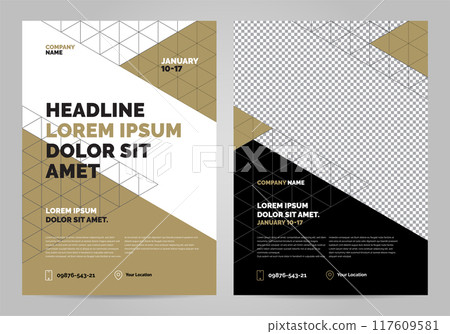 Brochure Layout template design Brochure Layout template design 117609581
