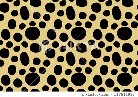 Small dash pattern. Seamless minimal dash...-插圖素材 [117611982] - PIXTA圖庫
