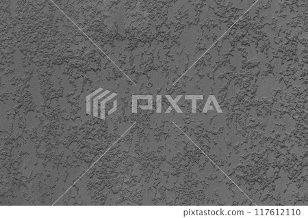 Grey plaster decorative wall stucco decoration surface texture background structure 117612110