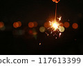 Hand-held fireworks 117613399