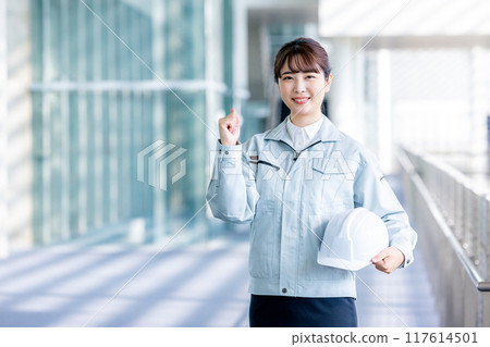 Female work clothes 117614501