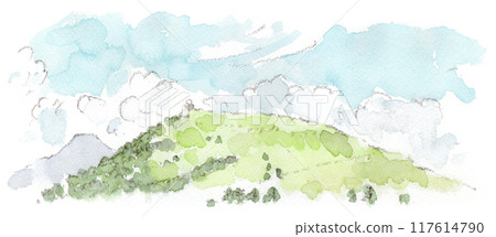 從金星線休息區欣賞車山高原的夏日景色 117614790