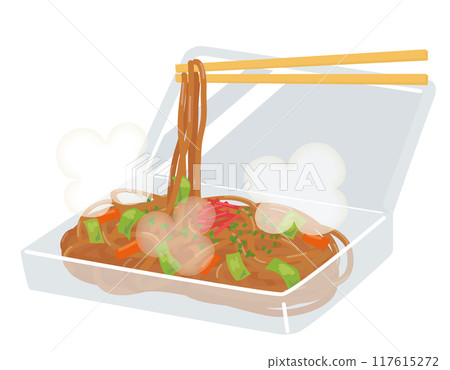 免洗筷帶蒸包裝炒麵 免洗筷帶蒸包裝炒麵 117615272