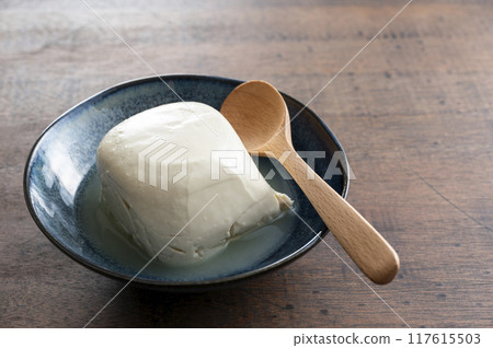 Fresh tofu 117615503