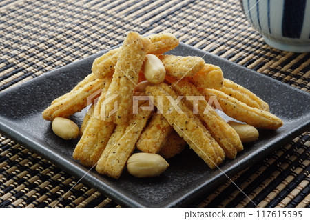 Shrimp black pepper 117615595