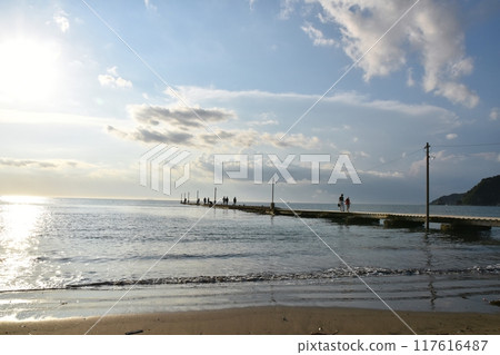 黃昏的原岡碼頭,千葉 黃昏的原岡碼頭,千葉 117616487