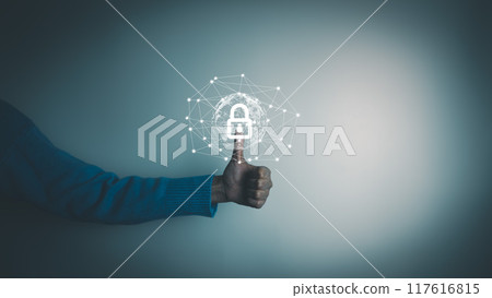 Fingerprint scanner to access information, verify to authentication, touching screen to login security, Internet of things, cloud computing, Internet connection, shopping online and cashless society Fingerprint scanner to access information, verify to authentication, touching screen to login security, Internet of things, cloud computing, Internet connection, shopping online and cashless society 117616815