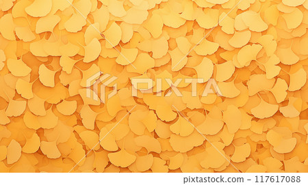 Ginkgo background material 117617088