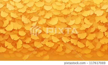 Ginkgo background material 117617089