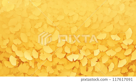 Ginkgo background material 117617091