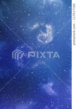 A space of the galaxy ,atmosphere with stars at blue background A space of the galaxy ,atmosphere with stars at blue background 117617100