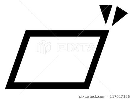 Anti-slip mat icon illustration 117617336