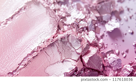 Beauty product and cosmetics texture, makeup products as abstract luxury cosmetic background art 117618036