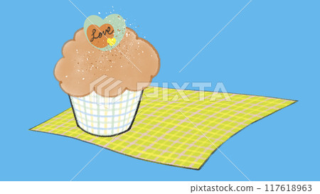 Fresh and soft colored cupcakes - with heart toppings - 16:9 Fresh and soft colored cupcakes - with heart toppings - 16:9 117618963