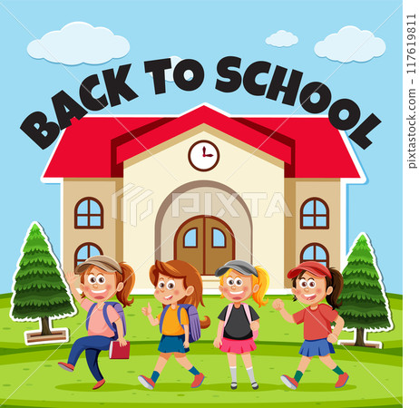 Back to School Illustration Back to School Illustration 117619811