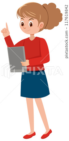 Young Woman with Tablet Young Woman with Tablet 117619842