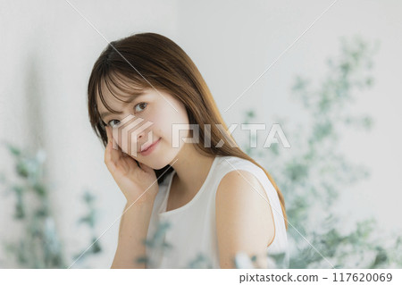 Young woman, beauty image　 117620069