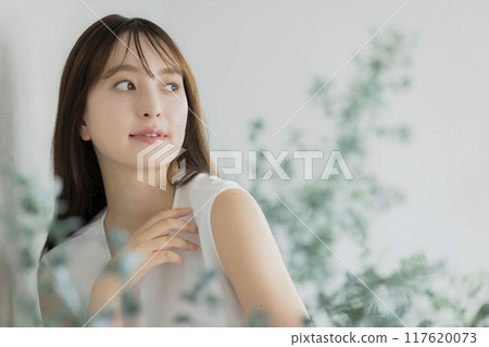 Young woman, beauty image　 117620073