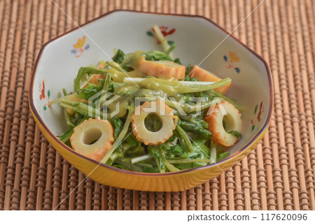 水菜竹輪配醋味噌 117620096