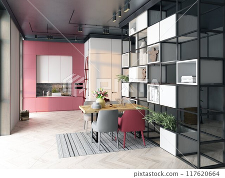 modern living room interior 117620664