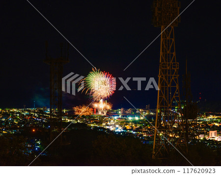 Ororon Summer Festa Fireworks Festival as seen from Senbodai 117620923