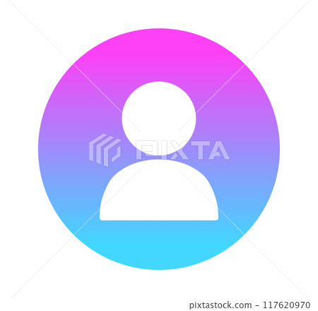 Neon color gradient | User icon Neon color gradient | User icon 117620970