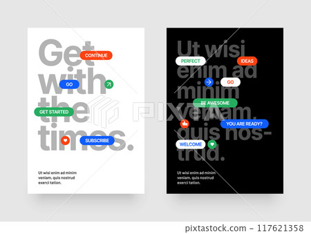 Layout template for events or business related. Layout template for events or business related. 117621358