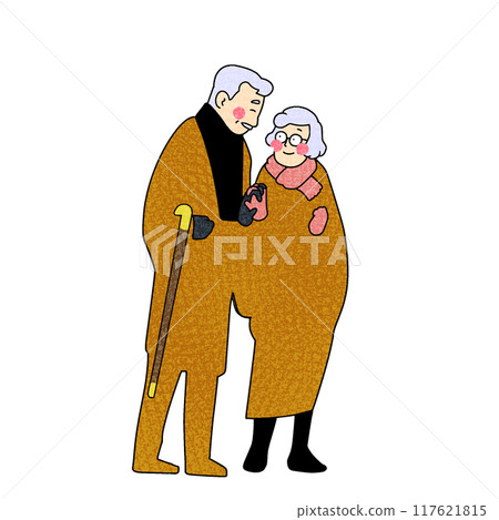 Good Couple's Day, Friendly Elderly Couple 117621815