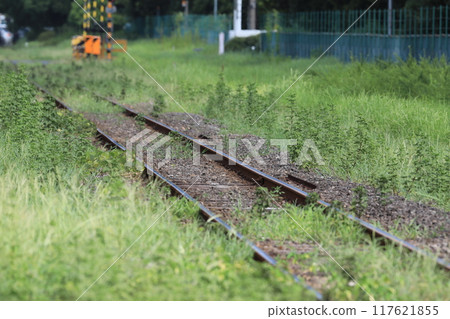 鐵軌圖像 117621855