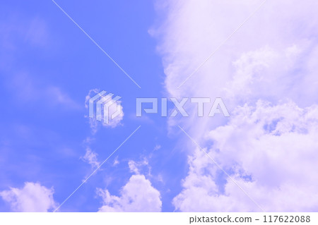 藍天白雲（背景素材） 117622088