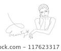walking, female, lady 117623317
