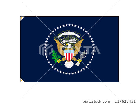 US Presidential Flag with Grommets US Presidential Flag with Grommets 117623431