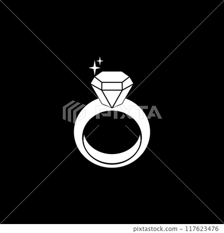 diamond ring logo 117623476