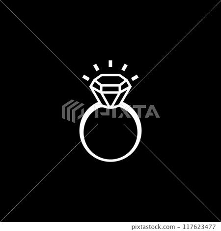 diamond ring logo 117623477