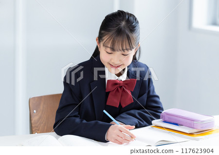 Junior high school student to study Junior high school student to study 117623904
