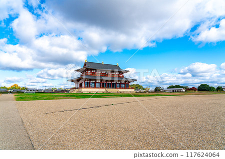 [奈良縣] 擁有動感天空的平城宮第一大極殿 117624064