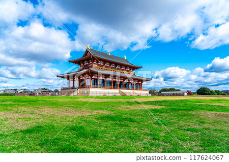 [奈良縣] 擁有動感天空的平城宮第一大極殿 117624067