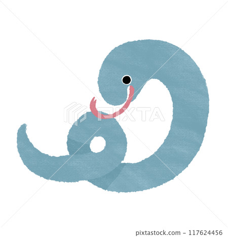 捲蛇藍（有紋理） 117624456